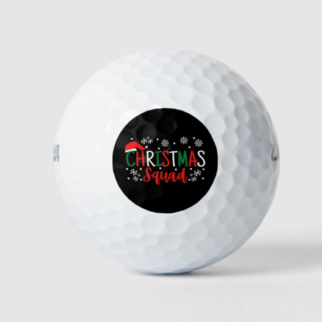 CHRISTMAS SQUAD GOLF BALLS (Front)