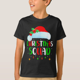 Christmas Squad Matching Family Group Santa Xmas P T-Shirt