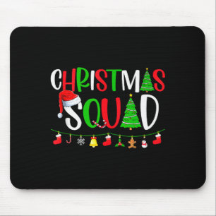 Christmas Squad Matching Family Group Xmas Decor H Mouse Pad