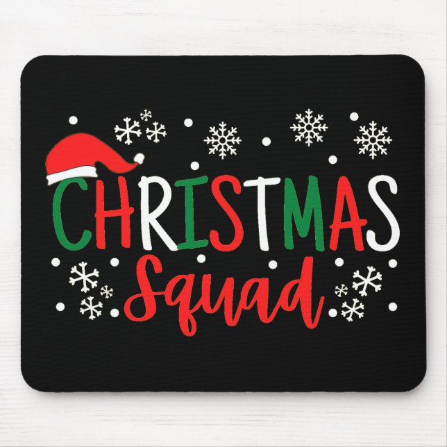 CHRISTMAS SQUAD MOUSE PAD (Front)