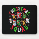 Christmas Squad Santa Dabbing Elf Family Matching  Mouse Pad<br><div class="desc">Christmas Squad Santa Dabbing Elf Family Matching Pyjamas</div>