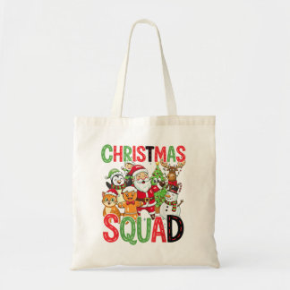 Christmas Squad Santa Family Matching Xmas Tote Bag
