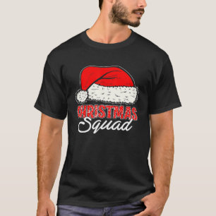 Christmas Squad Santa Hat  Matching Family Christm T-Shirt