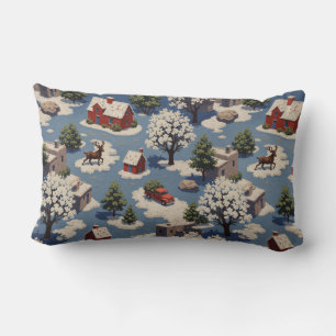 Christmas Square Lumbar Cushion