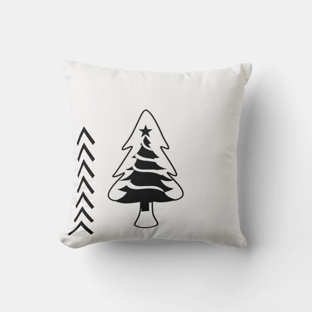 Christmas square pillow  home decor  (Front)