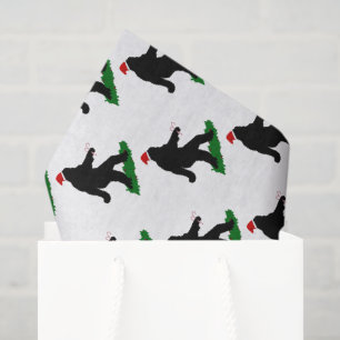 Christmas Squatch - Squatchin' with Candy Canes Tissue Paper