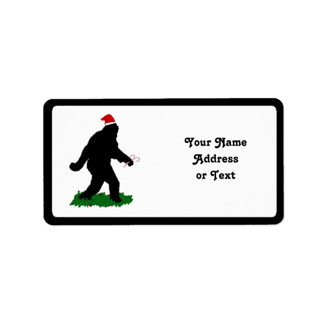 Christmas Squatchin' Label (Front)