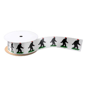 Christmas Squatchin' Satin Ribbon