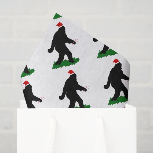 Christmas Squatchin' Tissue Paper (Gift Bag)
