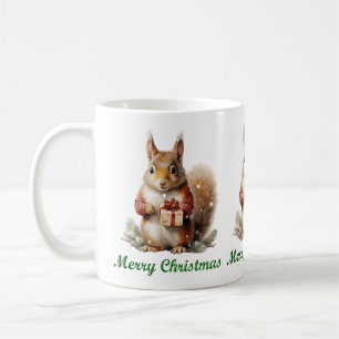 Christmas Squirrel Mug