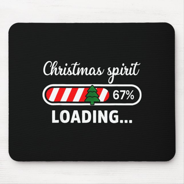 Christmas Srit Loading 67 Meme Boys Kids Gen Z Alp Mouse Pad (Front)