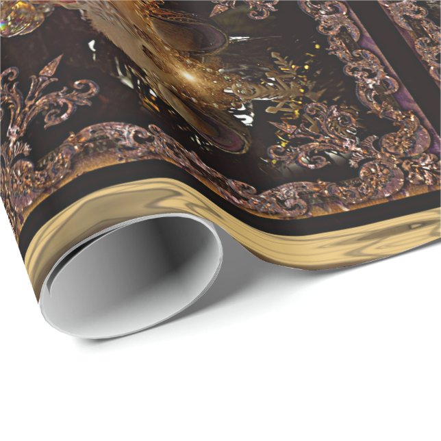 Christmas St. Nicholas Wrapping Paper (Roll Corner)