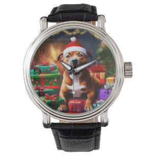 Christmas Staffordshire Bull Terrier,   Watch