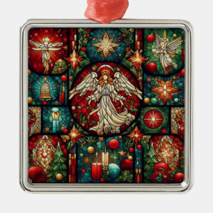 Christmas Stained Glass Ornament