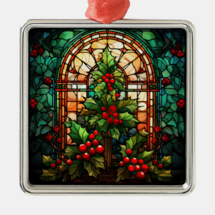 Christmas Stained Glass Ornament