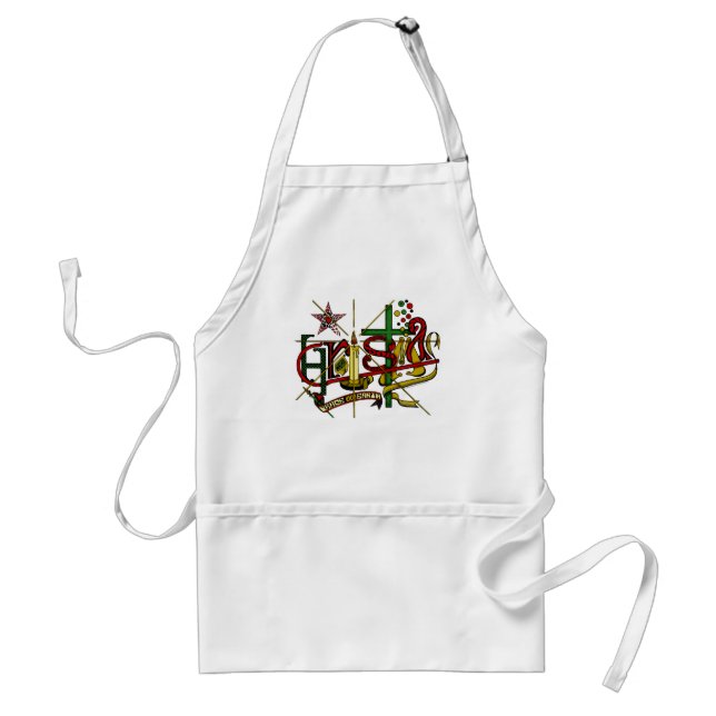 'Christmas' Standard Apron (Front)