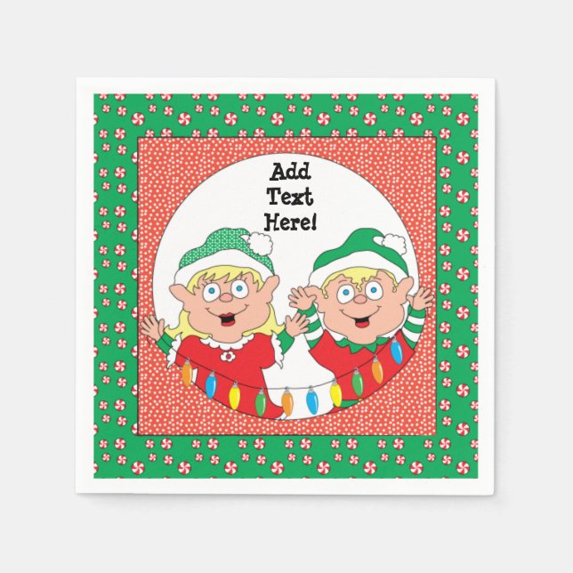 Christmas Standard Cocktail Napkin (Front)