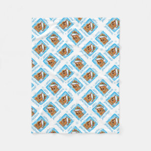 Christmas Standard Poodle Fleece Blanket