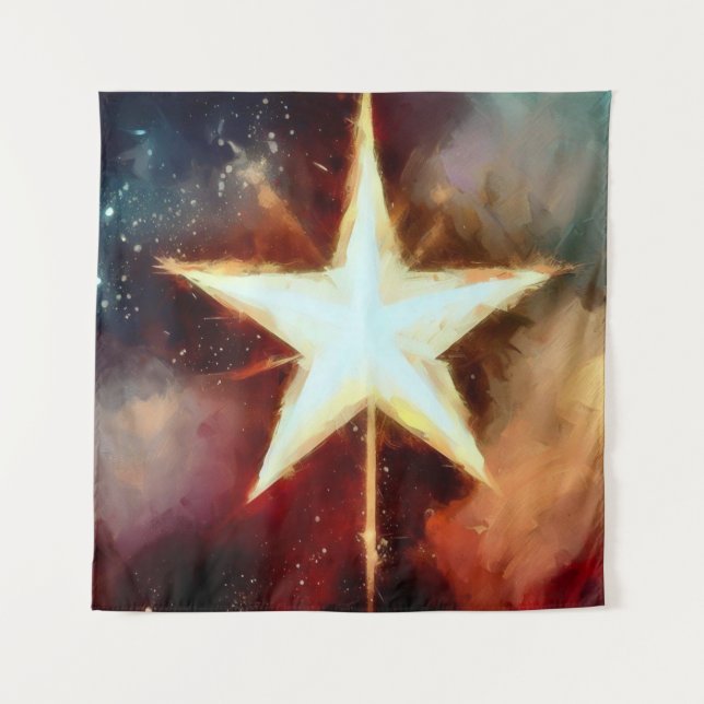 Christmas Star 1 Tapestry (Front)