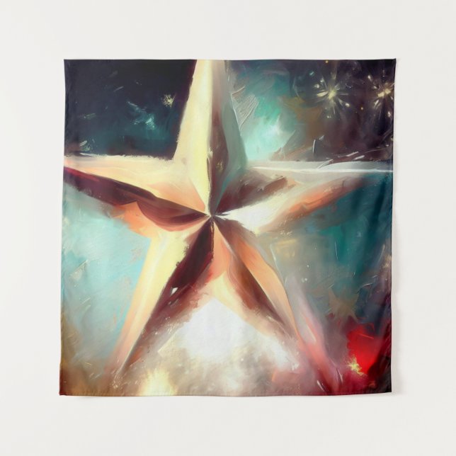 Christmas Star 2 Tapestry (Front)