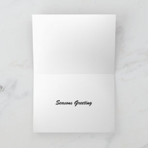 Christmas Star Amber Jewel Holiday Card