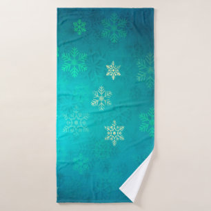 Christmas star background backdrop bath towel