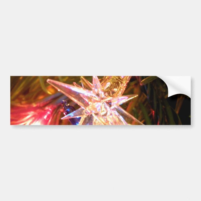 Christmas Star Bumper Sticker (Front)