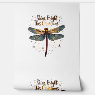 Christmas Star Dragonfly Wallpaper