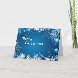 Christmas star holiday card