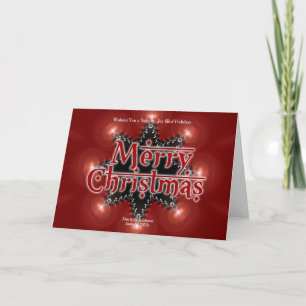 Christmas Star Light Card