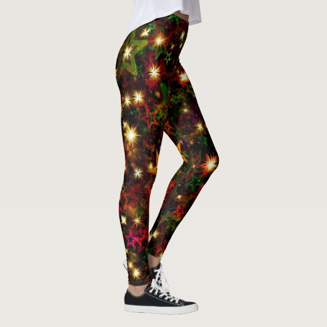Christmas Star Lights Coordinates with Everything Leggings (Right)