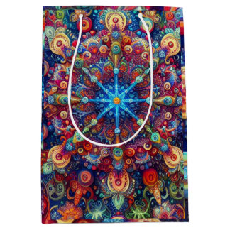 CHRISTMAS STAR MEDIUM GIFT BAG