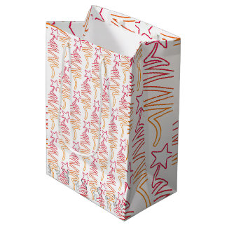 Christmas Star Medium Gift Bag