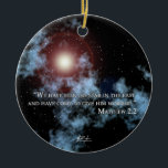 Christmas Star Ornament<br><div class="desc">Not just for Christmas, our Scuba Diving and inspirational ornaments make great gifts for all your scuba diving family and friends. Put your own special greeting on the back, or change a greeting on the front. Just click he customize button when ordering.</div>