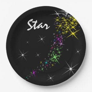 Christmas Star Paper Plate