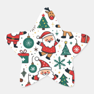 Christmas  star sticker