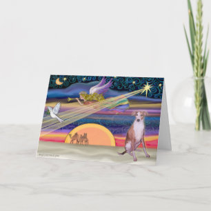 Christmas Star - Whippet 7 Holiday Card