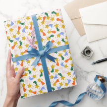 Christmas star wrapping paper