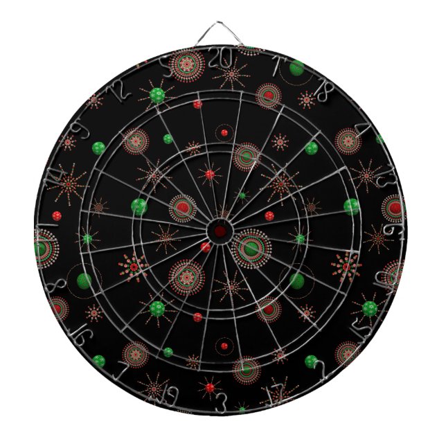 Christmas Starburst Dartboard (Front)
