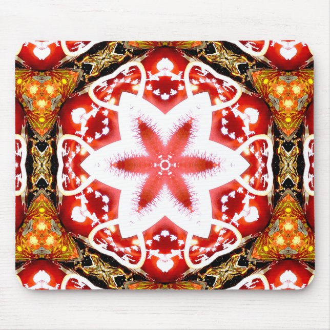~ Christmas Starlight Fractal ~ Mouse Pad (Front)