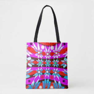 Christmas stars fashion tote bag