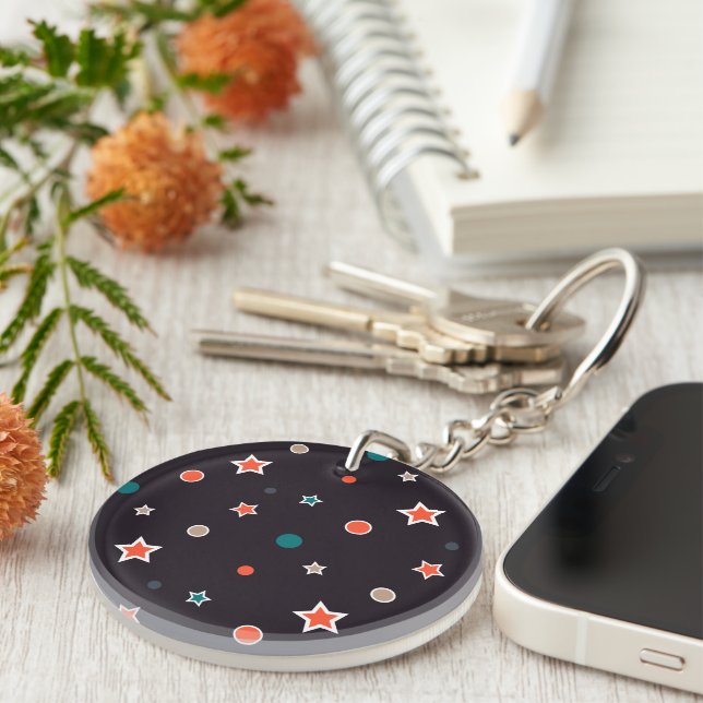 Christmas Stars Keychain (Front Right)