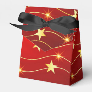 Christmas Stars Party Favor Box