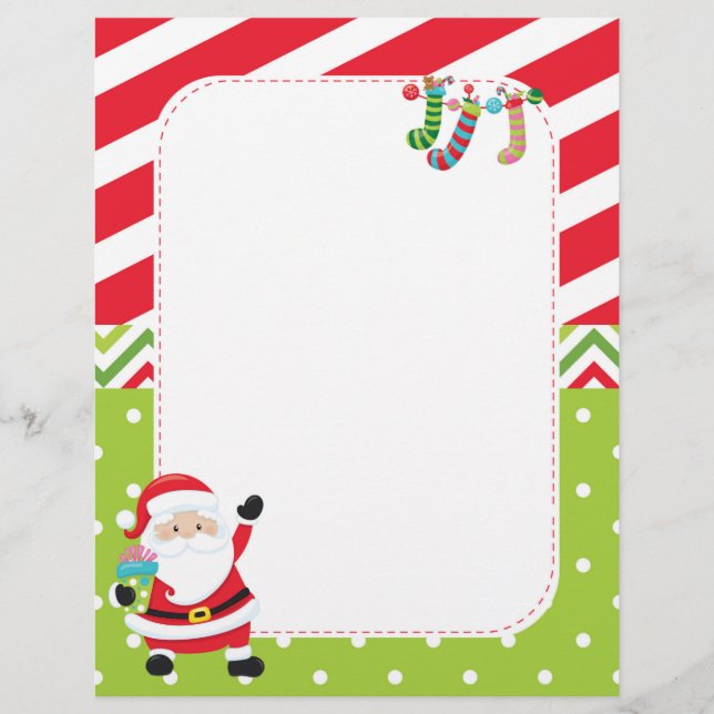 Christmas Stationery for Letter to Santa (Front)