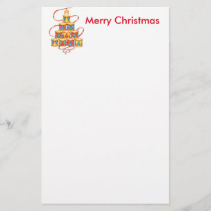 Christmas Stationery Tree of Drums