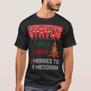 Christmas Status Married Macedonian Ugly Sweater