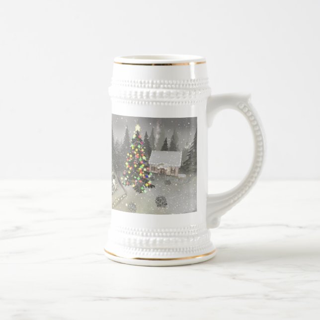 Christmas Stein (Right)