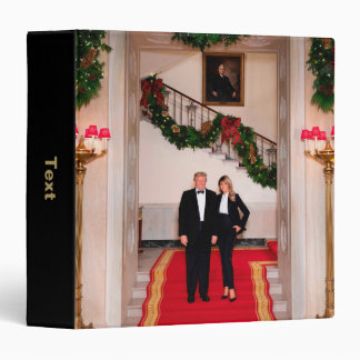 Christmas steps President Donald Trump & Melania Binder