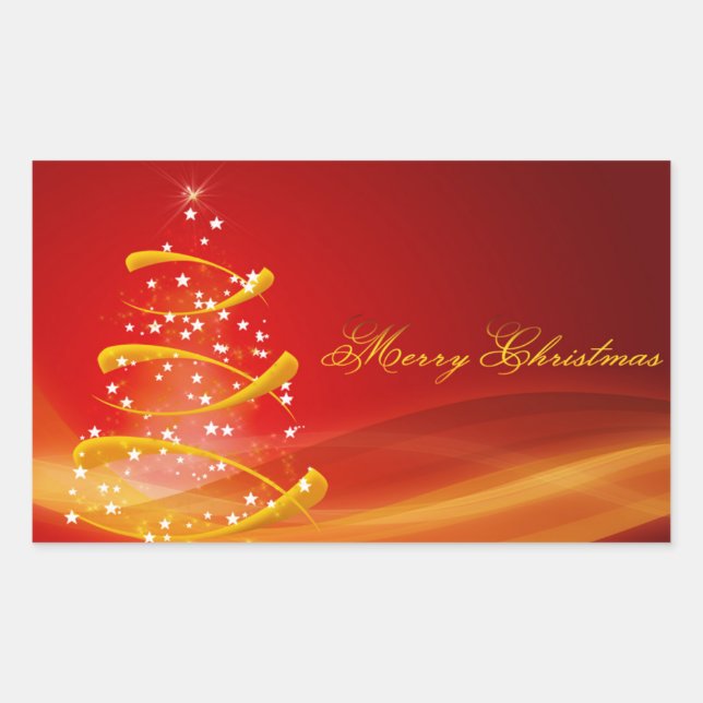 Christmas Sticker/Christmas Tree Sticker (Front)
