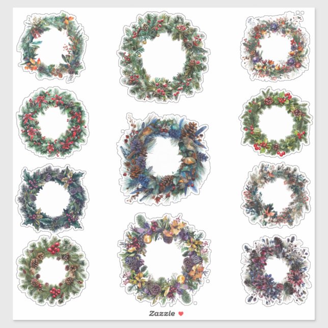 Christmas Sticker Set | Gothic, Pagan, Nordic Yule (Sheet)